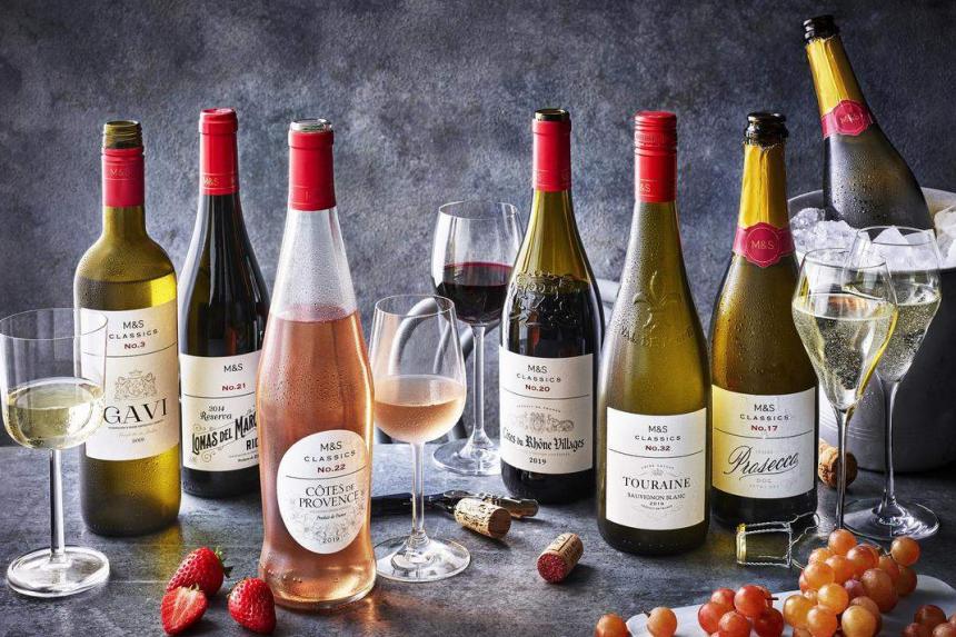 Top Tipples Marks & Spencers’ awardwinning wines; Dom Perignon Rose