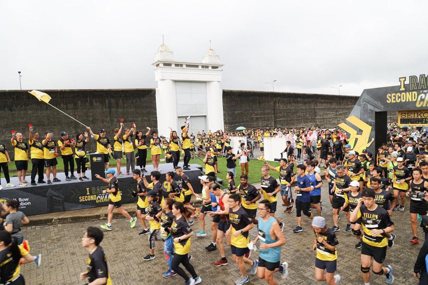 Yellow Ribbon Race raises 150k to help exoffenders as 3,000 brave