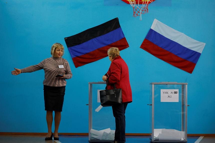 Pro-Russian Officials In Ukraine Claim Victory In Annexation Votes ...