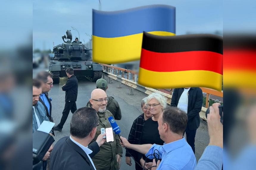 Germany's Defence Minister Visits Ukraine | The Straits Times