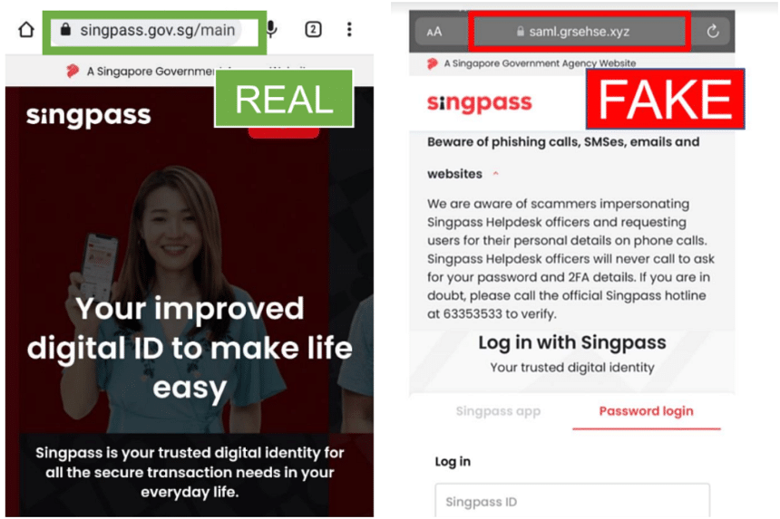 Police warn against surge in phishing scams involving Singpass