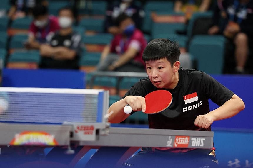 Table tennis: Singapore eliminated in q-final of world team c’ships by Chinese Taipei