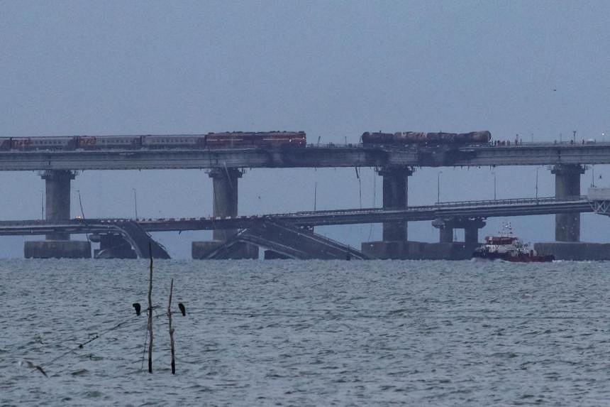 Russia Says Eight Suspects Detained Over Crimea Bridge Blast | The ...