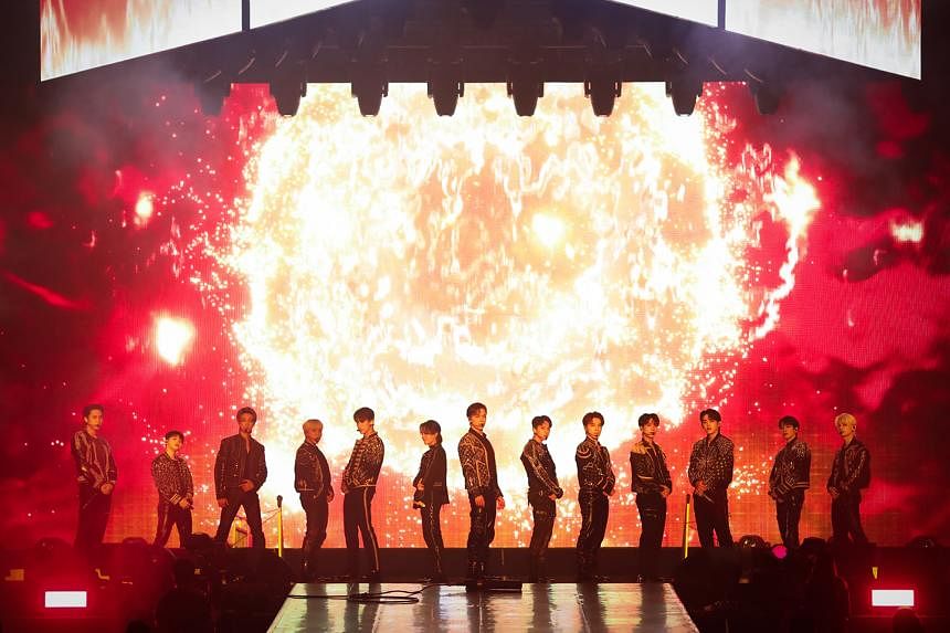Concert review: K-pop boy band Seventeen mount a stellar sold-out 