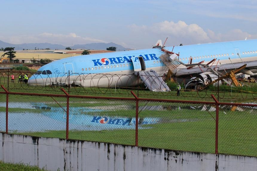 Korean Air Jet Overshoots Runway At Philippine Airport, No Injuries ...