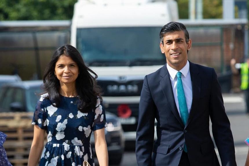 Wife of Britain’s new PM Sunak is heiress of Indian tech giant Infosys ...