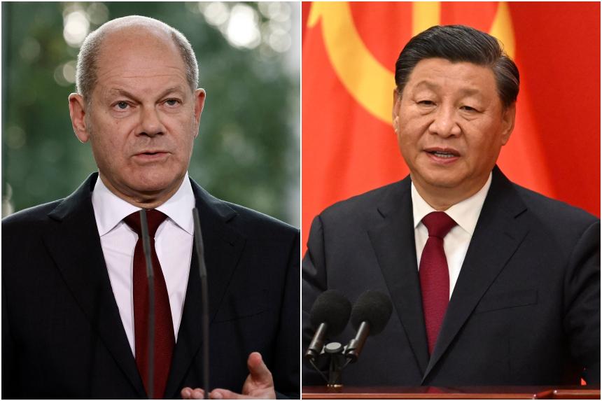 Germany's Scholz set for high-stakes China visit | The Straits Times