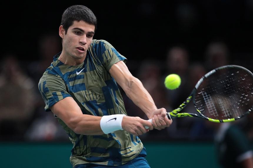 Tennis: Alcaraz, Djokovic cruise into Paris quarters | The Straits Times