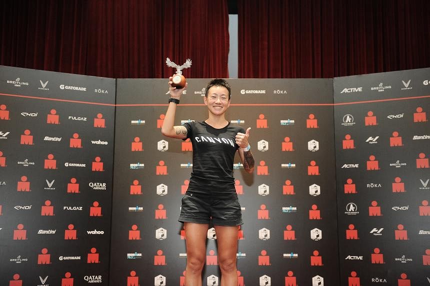 Triathlon: Choo Ling Er wins on return to half-Ironman racing 5 months  after giving birth