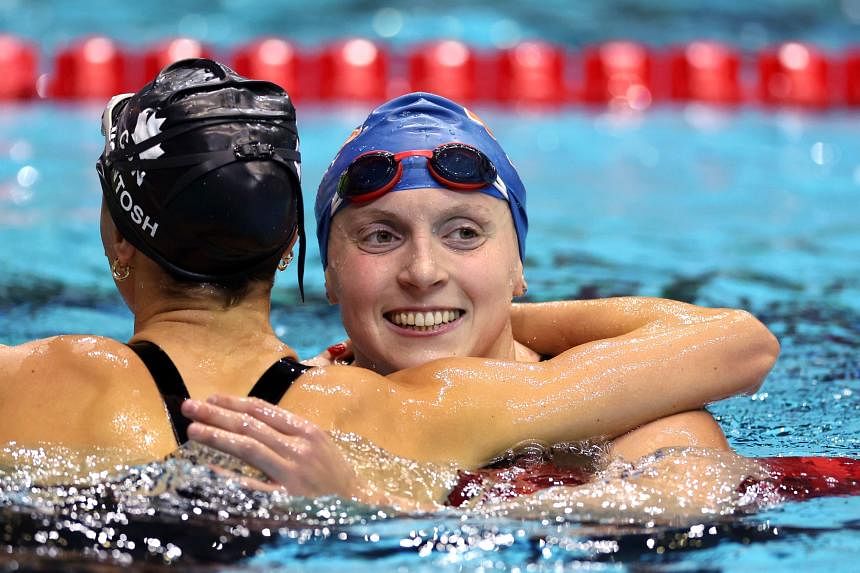 Swimming Katie Ledecky Sets Short Course 800m Freestyle World Record The Straits Times