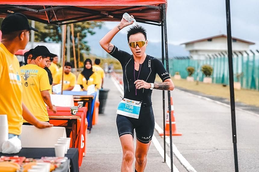 Tough triathlete mum sets a gritty example
