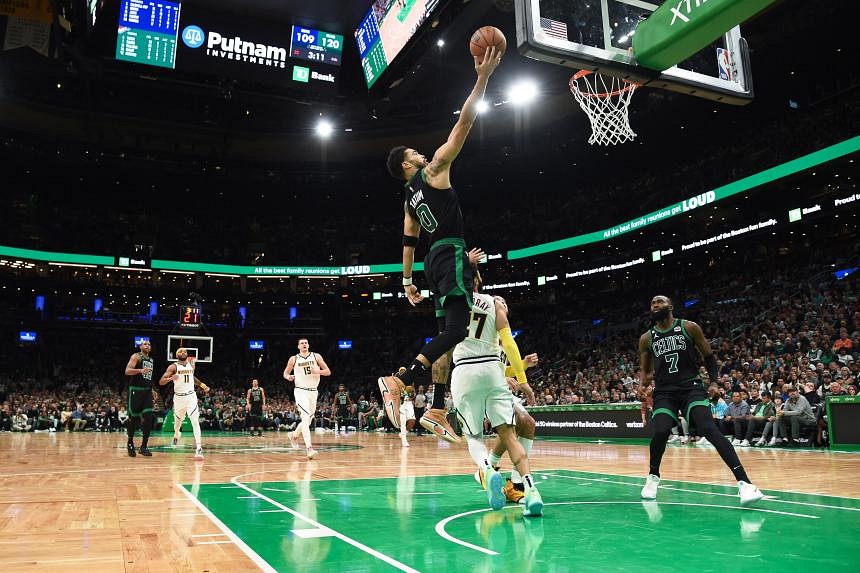 NBA: Celtics Dump Nuggets To Win Fifth In A Row | The Straits Times