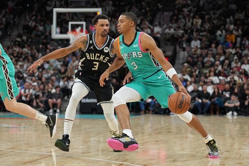 NBA: Spurs Sink Shorthanded Bucks, Snap Five-game Slide | The Straits Times