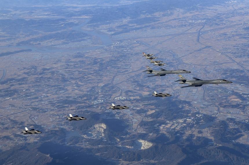 US B-1B Bomber Redeployed To Korean Peninsula For Joint Air Drill | The ...