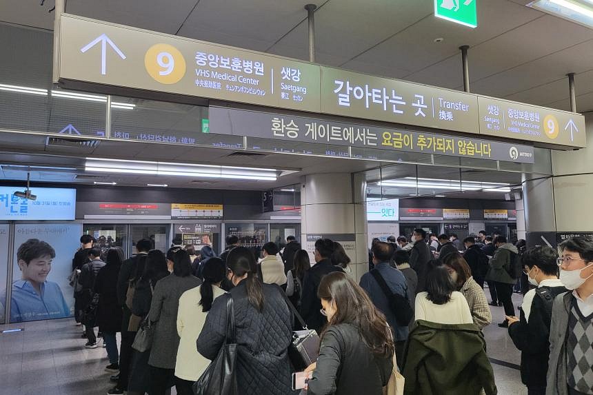 Packed trains create unfamiliar unease in densely populated Seoul | The ...