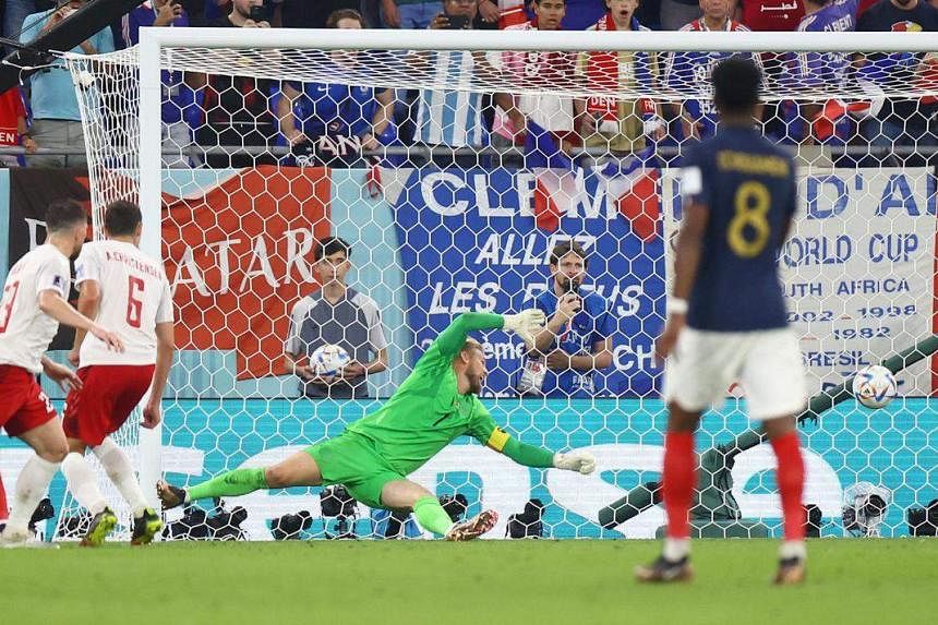 France into World Cup last 16 as Mbappe double sinks Denmark, Football