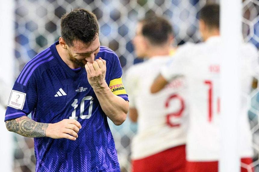 World Cup Argentina Outclass Poland Despite Messi Penalty Miss To Advance The Straits Times 4632