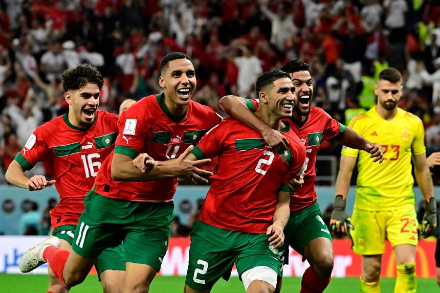 Morocco knocks out Spain; Portugal beats Switzerland 6-1 — FIFA