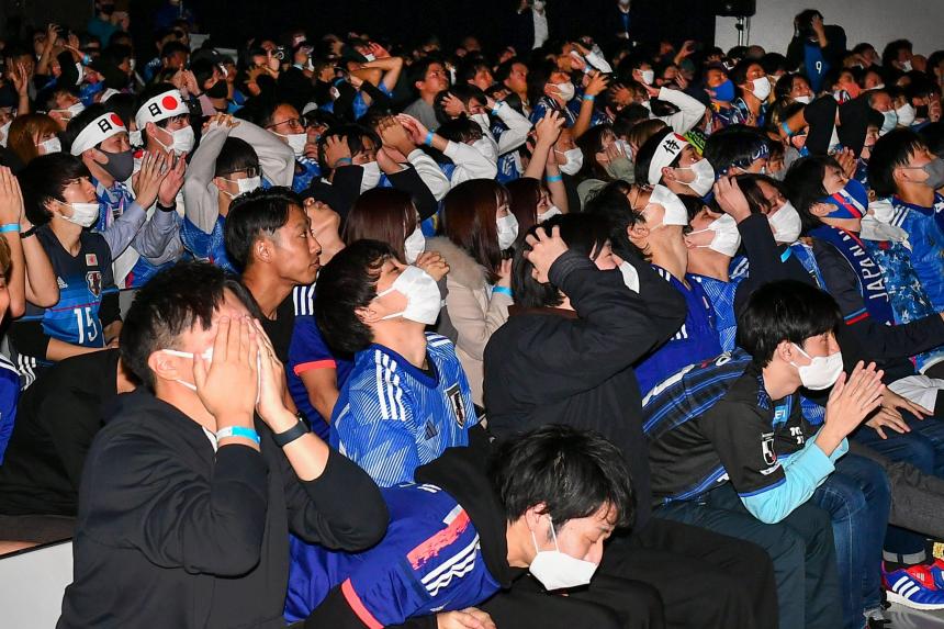 Simply Not Meant To Be Heartbreak In Japan As Samurai Blue Exit World Cup The Straits Times