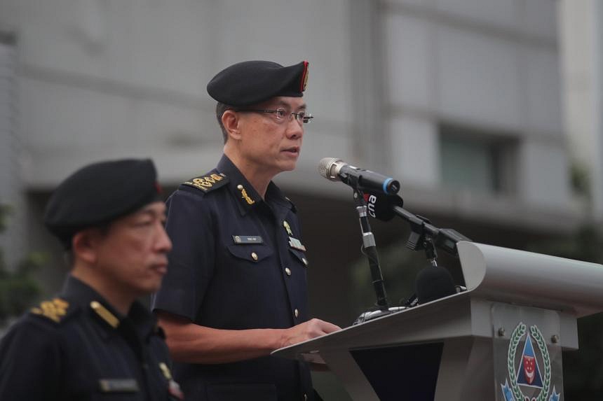 Fallen NSF firefighter Edward Go promoted; SCDF holds observance ...