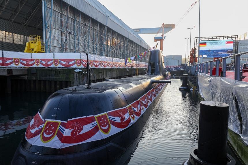 Two more S’pore navy Invincible-class submarines launched in Germany ...