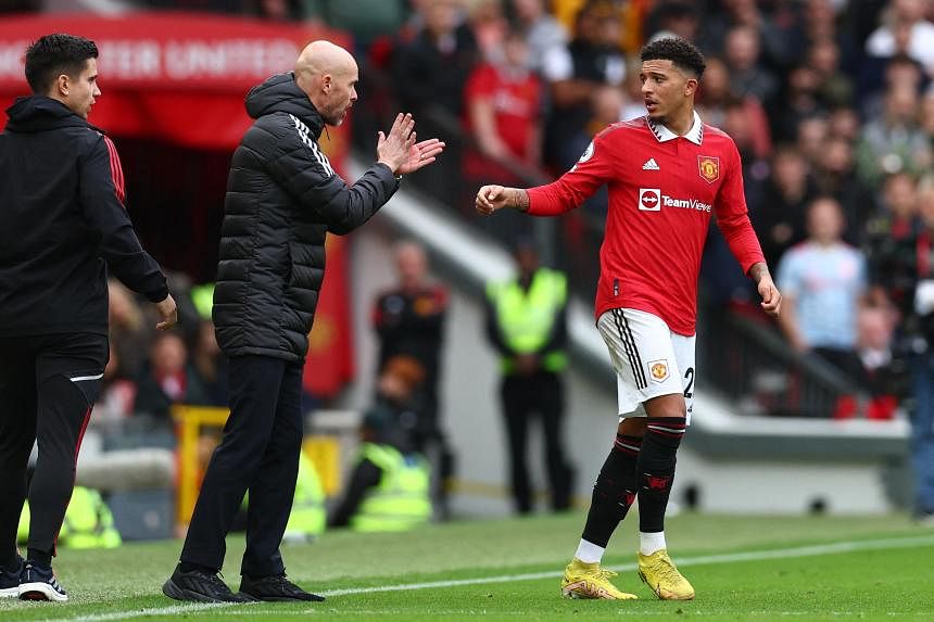 Manchester United players frustrated with Jadon Sancho