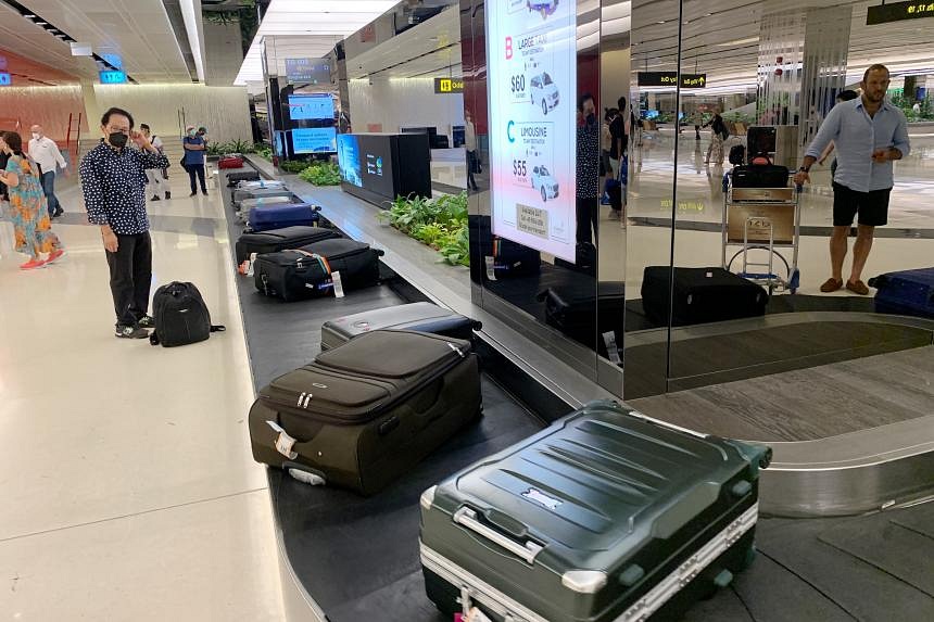 Changi airport store baggage claim