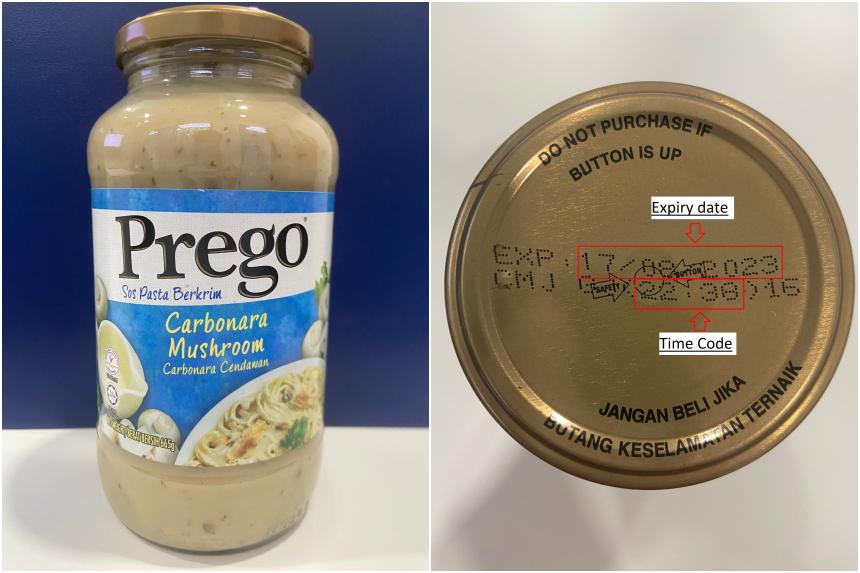Some bottles of Prego pasta sauce recalled due to manufacturing error SFA The Straits Times