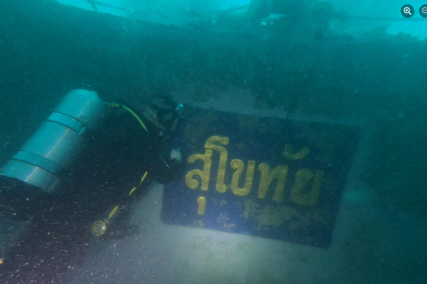 Thai Navy releases first images of sunken warship as divers continue ...