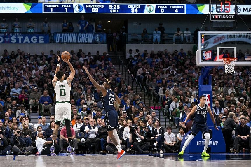 NBA: Tatum's Triple-double Leads Celtics Past Mavs | The Straits Times