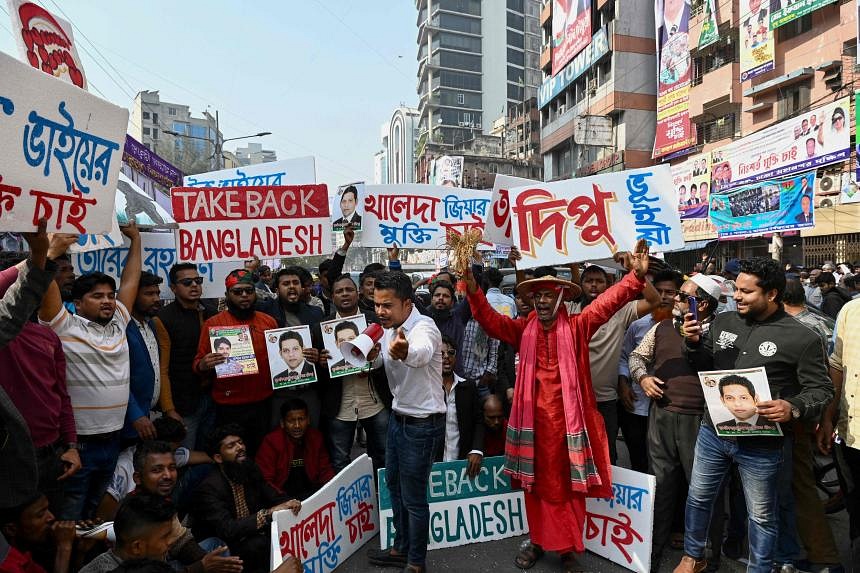 Bangladesh Opposition Protests Demand PM's Resignation | The Straits Times