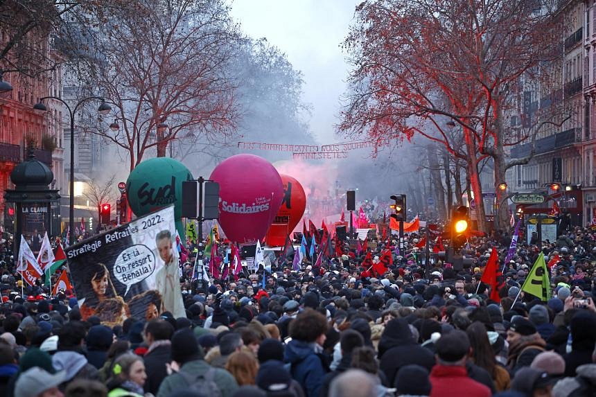 France Gripped By Strikes, Protests Against Pension Reform | The ...