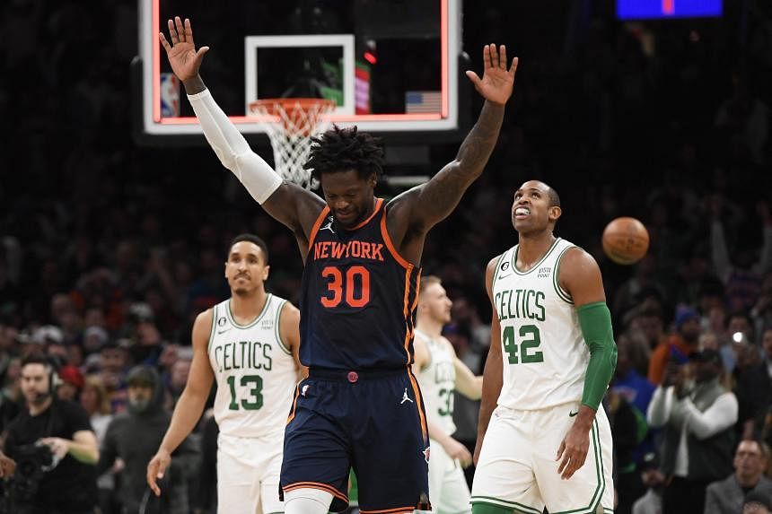NBA: Knicks hold off Celtics in overtime, Pistons top Nets