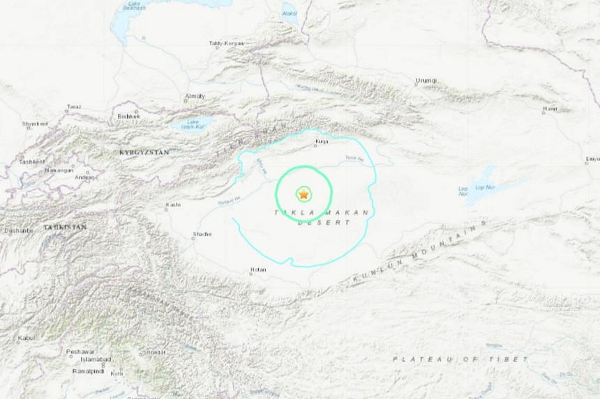 Magnitude 6.1 Earthquake Strikes Southern Xinjiang | The Straits Times