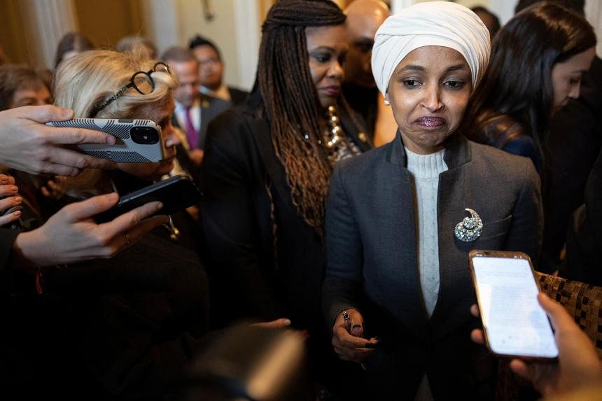 US lawmakers censure Democrat Ilhan Omar over anti-Semitic remarks