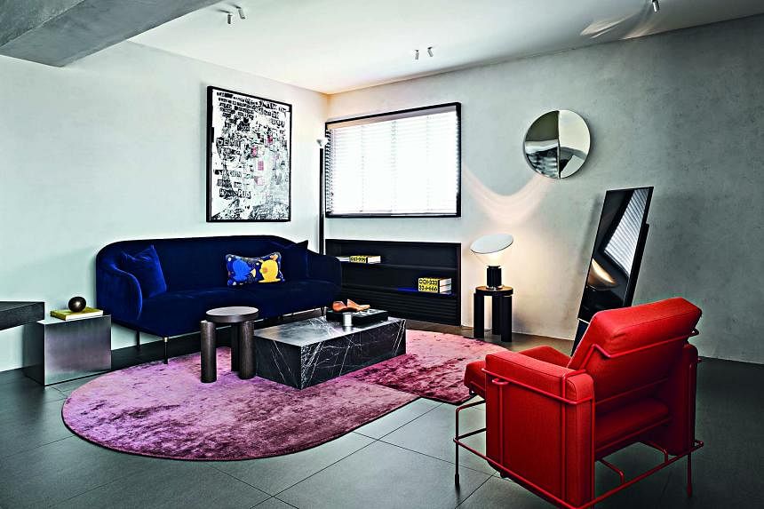 The Chic Home: Jalan Besar flat features modern metals, pops of