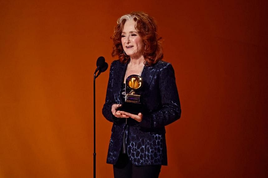 Grammys Bonnie Raitt wins Song of the Year The Straits Times