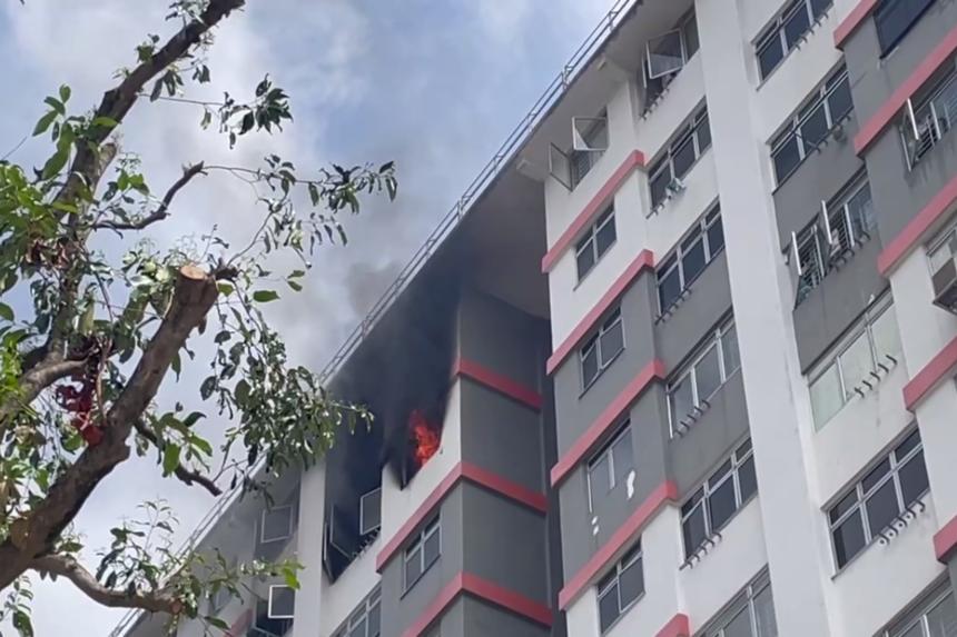 ‘It was very hard to breathe’ Fire breaks out in Kitchener Road flat