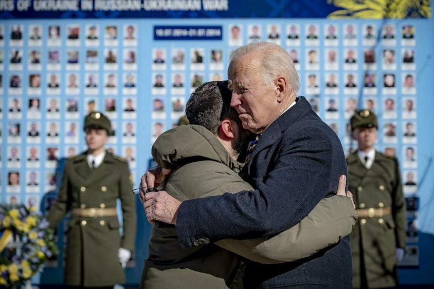 Biden Pledges More Aid On Surprise Kyiv Visit Ahead Of Ukraine Invasion ...