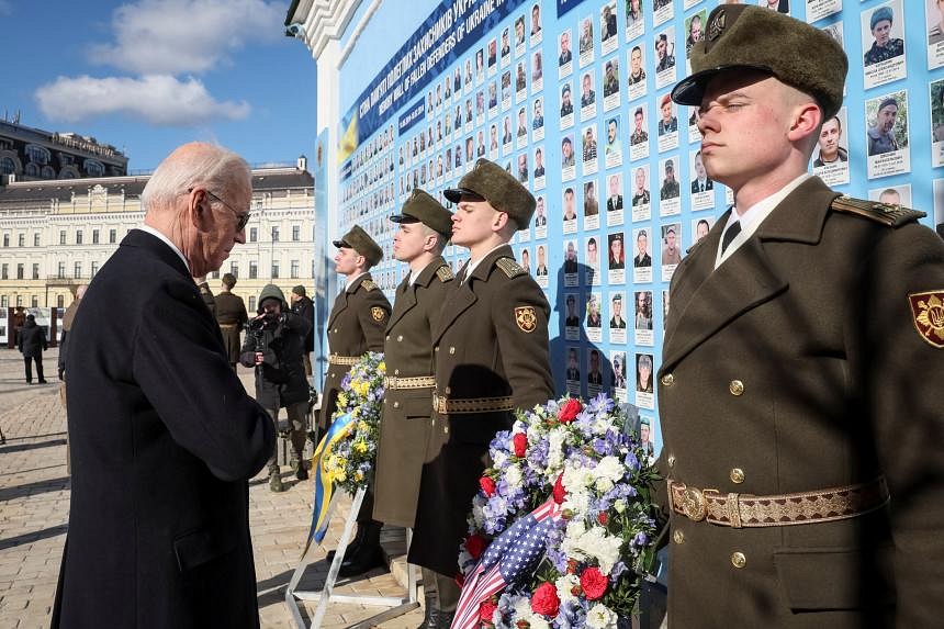 Biden Pledges More Aid On Surprise Kyiv Visit Ahead Of Ukraine Invasion ...