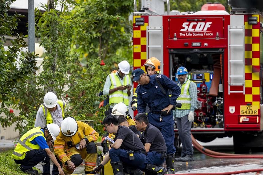 30 Bishan residents evacuated after manhole emits black smoke, loud ...