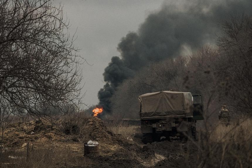 Russia unleashes missile barrage on Ukraine as ground battle rages in the east