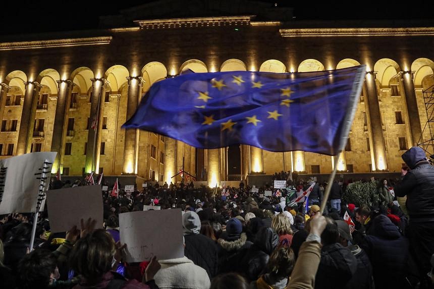 Tens Of Thousands Rally In Georgia Despite Govt Backtracking On ...