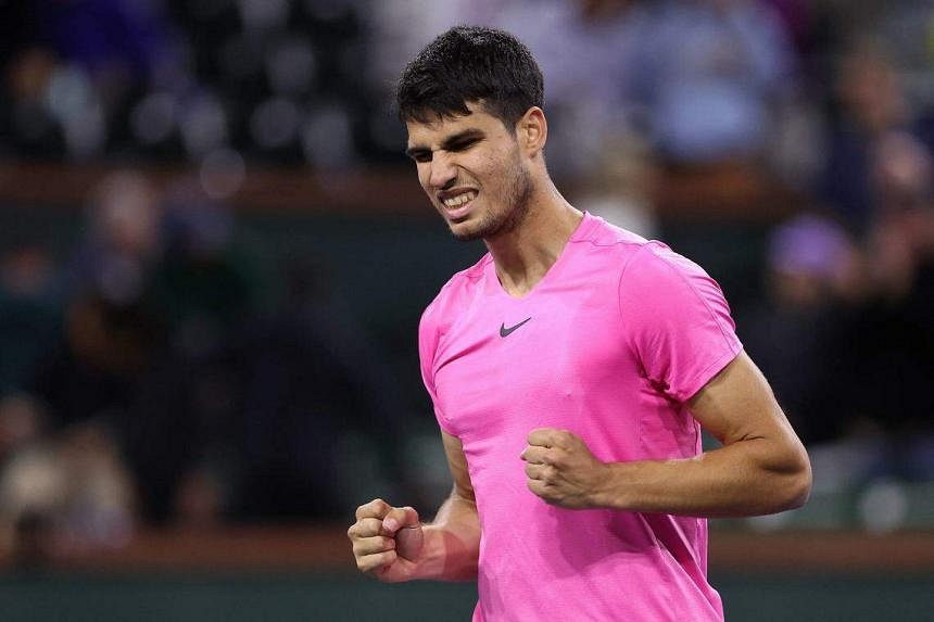 Tennis: Alcaraz powers into Indian Wells 3rd round | The Straits Times