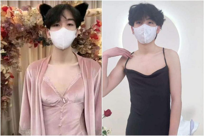 Men don lingerie in live stream shopping channels after China bans