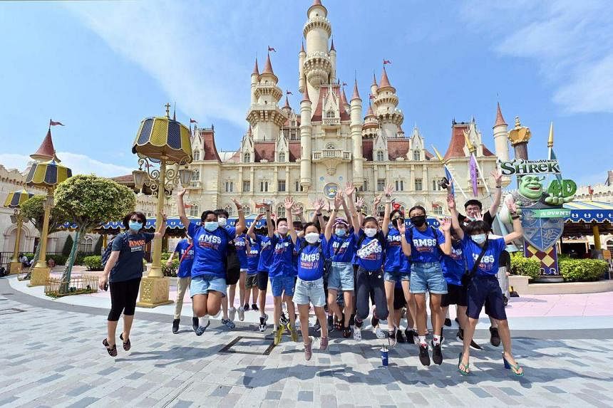 Beyond tuition: Centres offer students free theme park trips, bubble ...