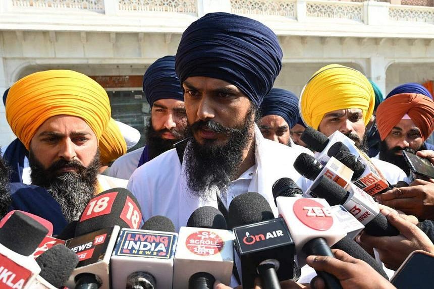 Fugitive Sikh Separatist Amritpal Singh Taunts Indian Police In Video ...