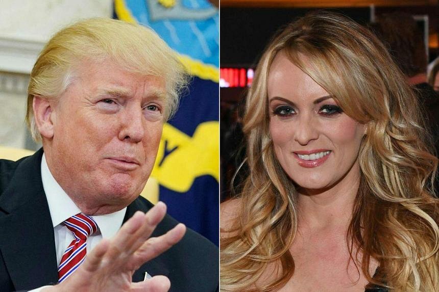 860px x 573px - It's Trump v porn star Stormy Daniels again â€“ in the merchandise stakes |  The Straits Times