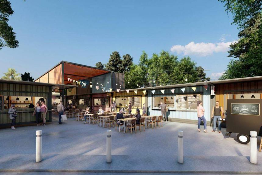 Gourmet food with live music Site near Changi Airport being redeveloped into F&B container park
