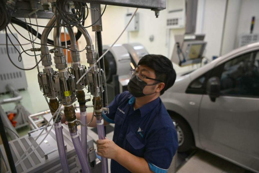 Singapore lab for vehicle emission testing reopens after 3 million upgrade The Straits Times